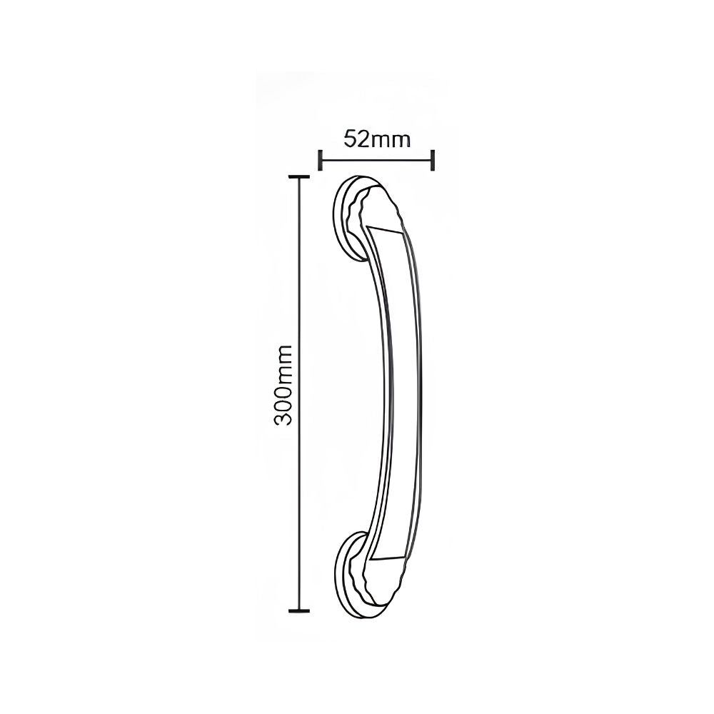 Aluminium Pull Handle Brass Antique & SS Finish PH-KAVERI