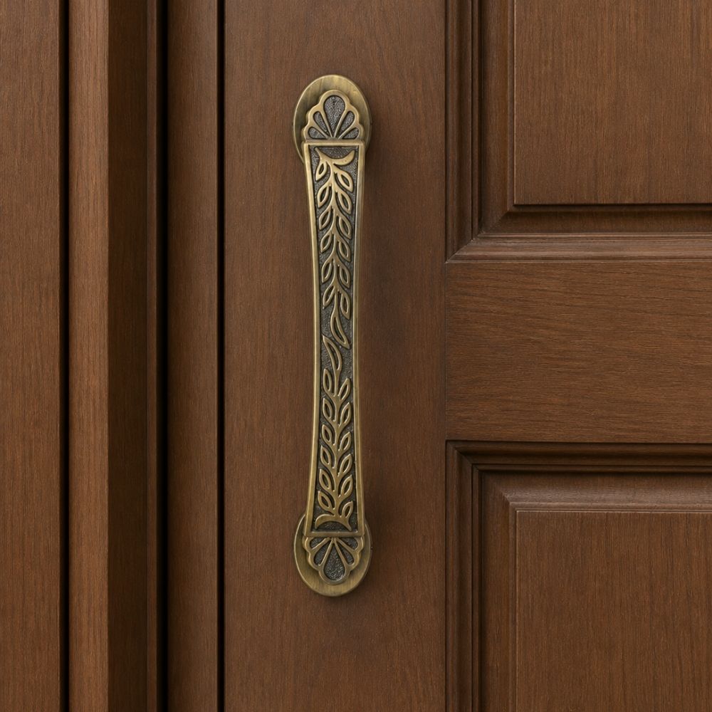 Aluminium Pull Handle Brass Antique & SS Finish PH-KAVERI