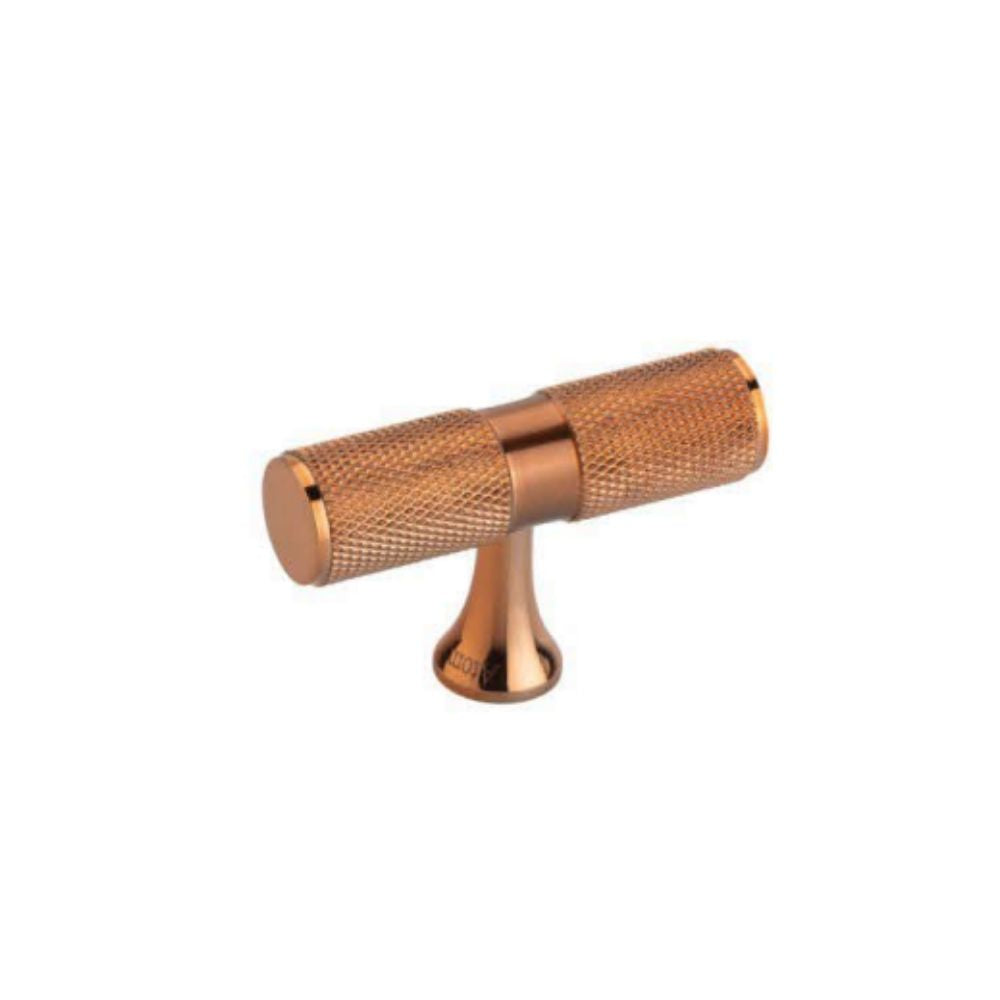 BK-Tee Knob |  Rose Gold, Black & Brass Antique Cabinet Knob