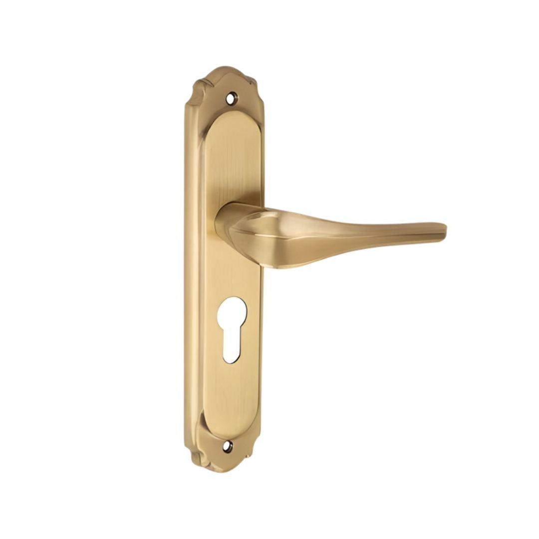 Brass Mortice Handle Antique Finish 10 Inch Linus