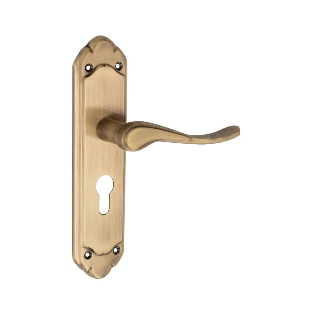 Brass Mortice Handle Antique Finish 8 Inch NIOS