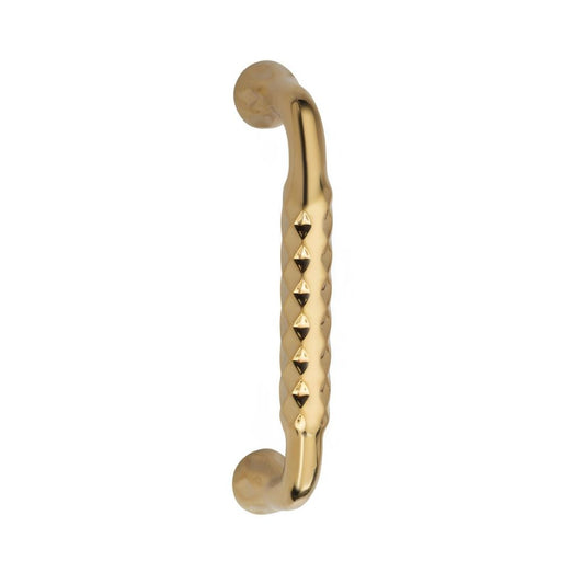 Cabinet Handle CH-Punto PVD Gold | Designer Textured Furniture Handle