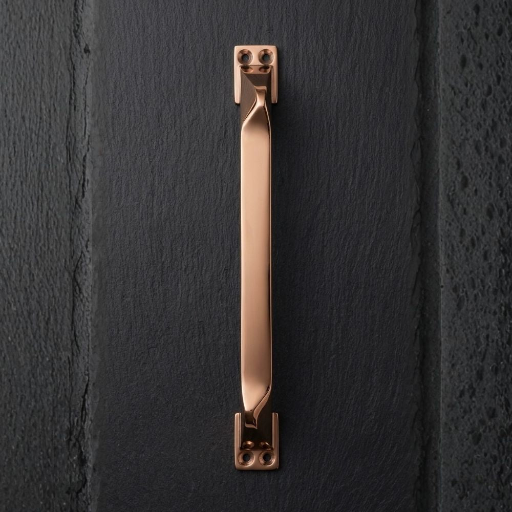 Cabinet Handle CH-TWIST PVD Rose Gold | Designer Furniture Pull Handle 4" 6" 8"