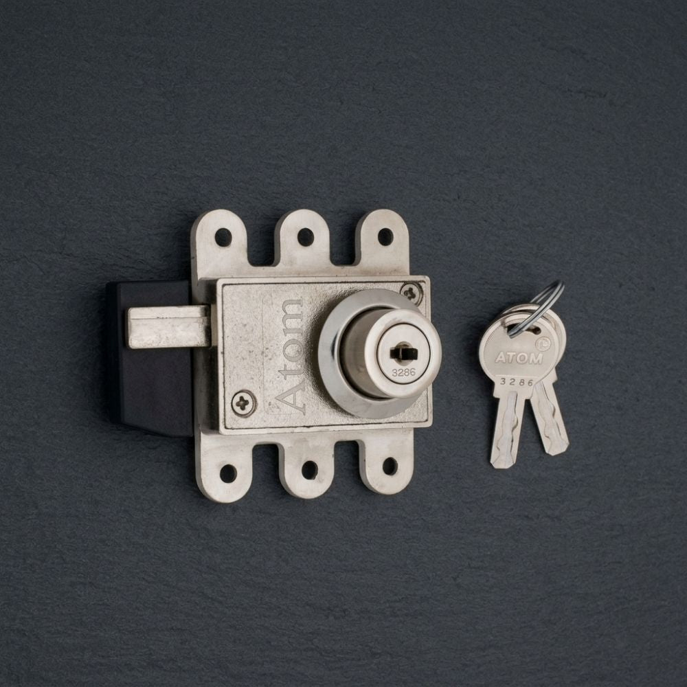 Center Sliding Lock with Key 18mm 25mm 31mm | Sliding Door Lock