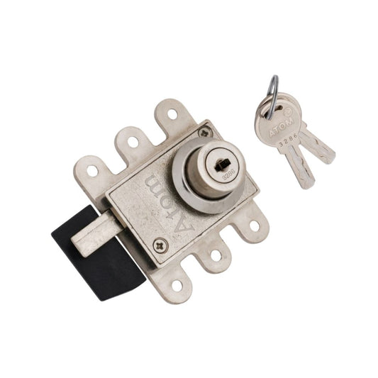 Center Sliding Lock with Key 18mm 25mm 31mm | Sliding Door Lock