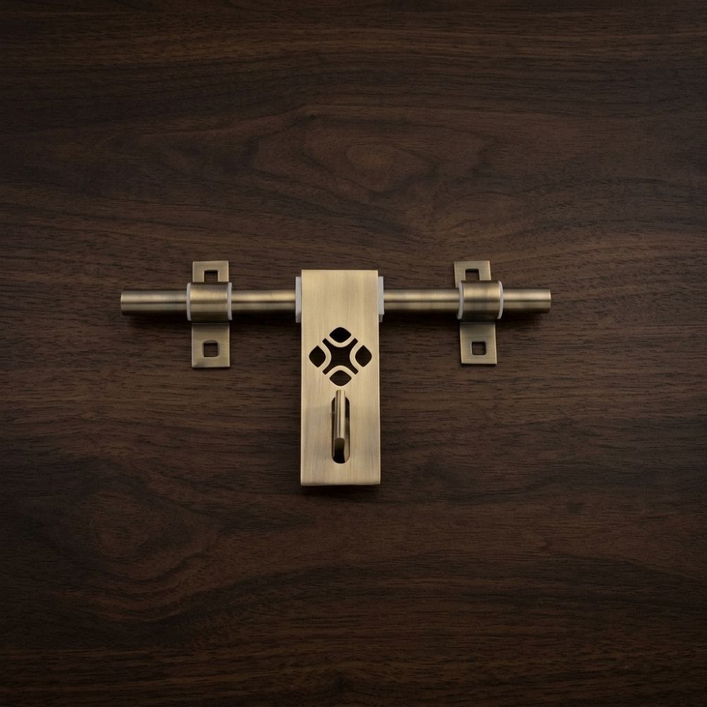 Elops Brass Antique Aldrop | Designer Door Aldrop 8" 10" 12"