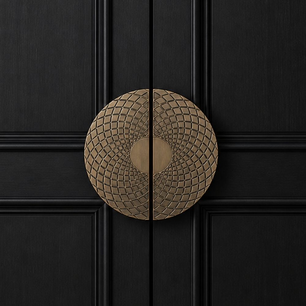 GLOBE Double Door Pull Handle Antique Finish 8"