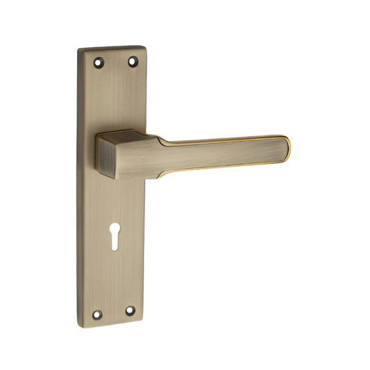 Gold Antique Handle with Lock Plate KY 65mm (O-80)