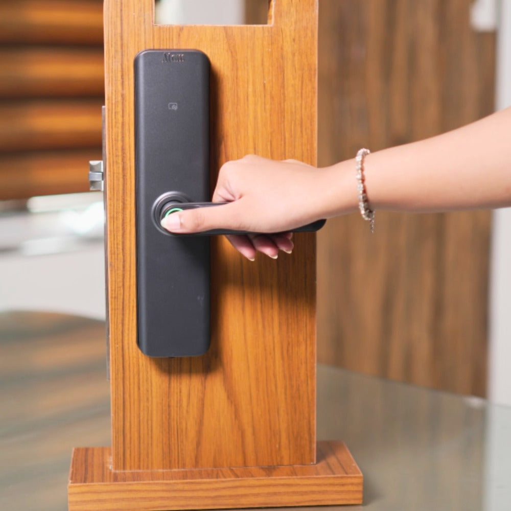 H9 Smart Door Lock with Fingerprint, Password & Key | App Control Digital Lock for Main Door