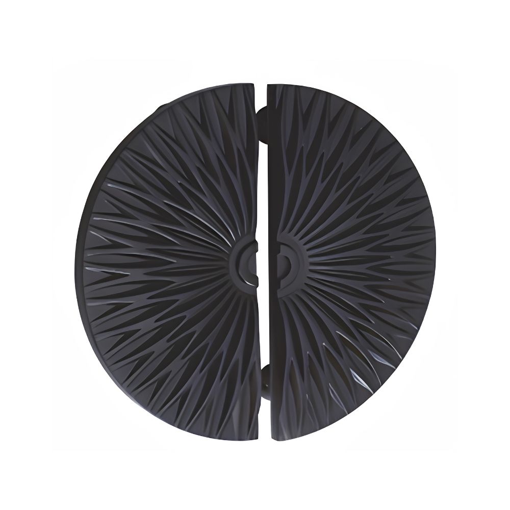HELIA Double Door Pull Handle BLACK Finish 8"