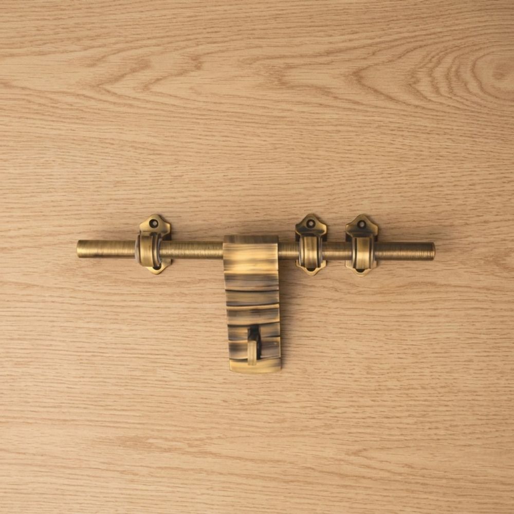 Jonny 12 Inch Antique Aldrop | Premium Brass Door Aldrop