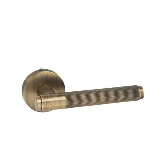 Mortice Rose Zamak/O-series Akira Line Brass Handle ss/Antique