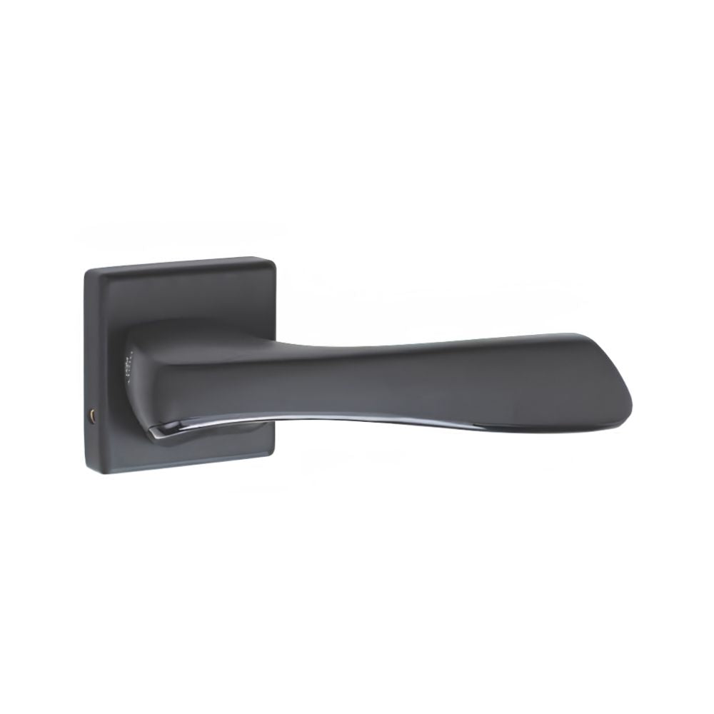 Mortice Rose Zamak O-series Black Handle O-82 Hammer Design