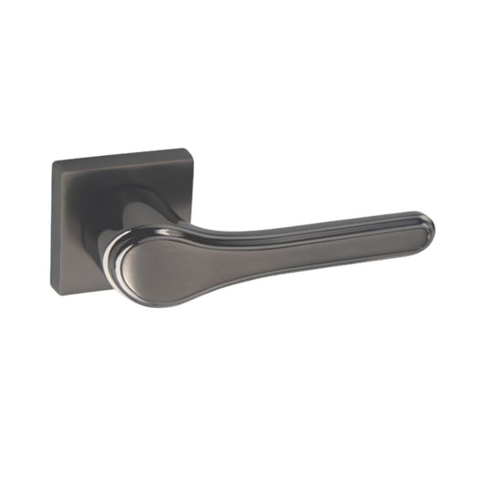 Mortice Rose Zamak/O-series Black Handle (O-58)