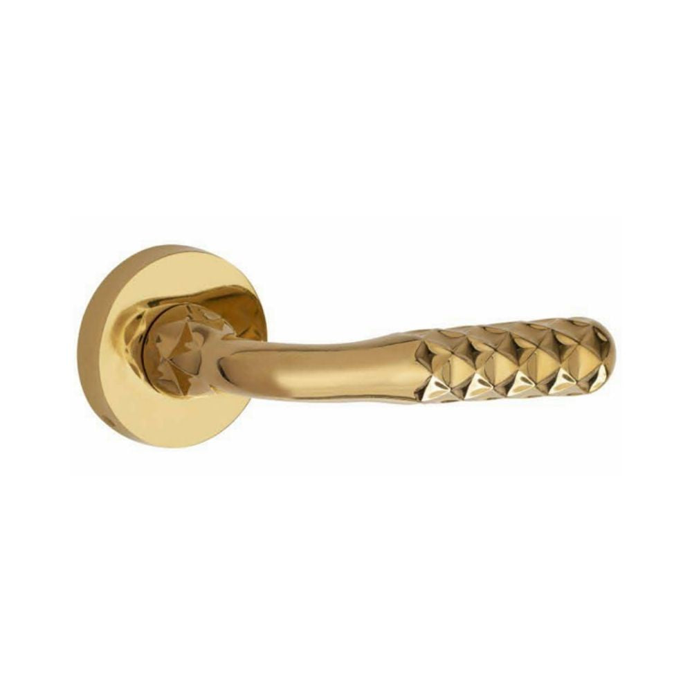 Mortice Rose Zamak/O-series PVD Gold Handle O-83 Forland Design