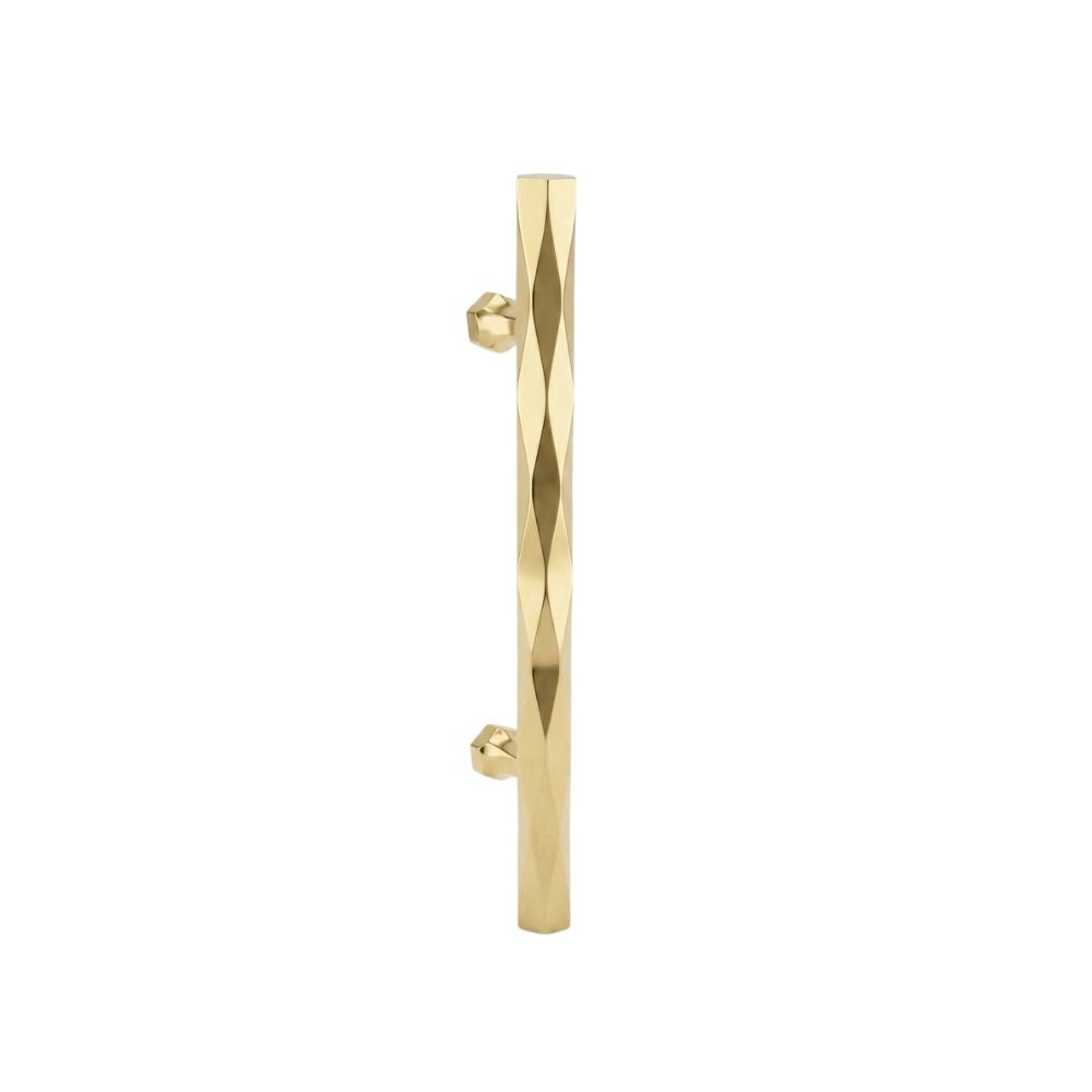 PVD Gold Pull Handle MATRIX | Designer Door Pull Handle 8" 12" 18"