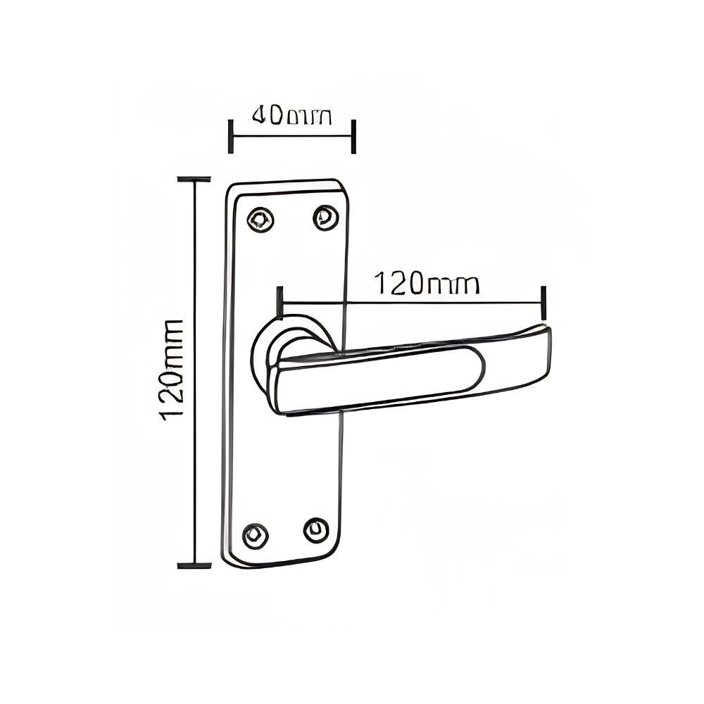 SS/Antique Mortice Latch JUPITER G.O Series