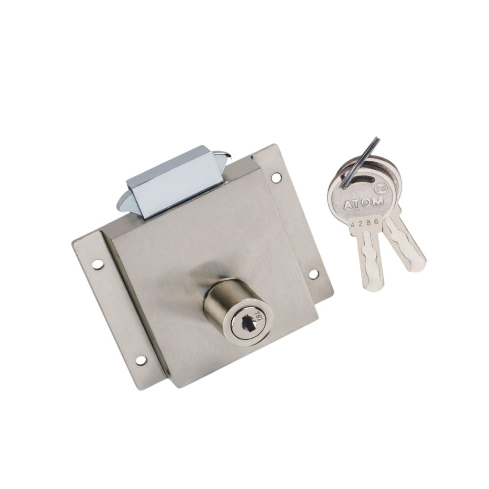 Sliding Cupboard Lock with Key 18mm 25mm 31mm | Barrel Lock for Wardrobe
