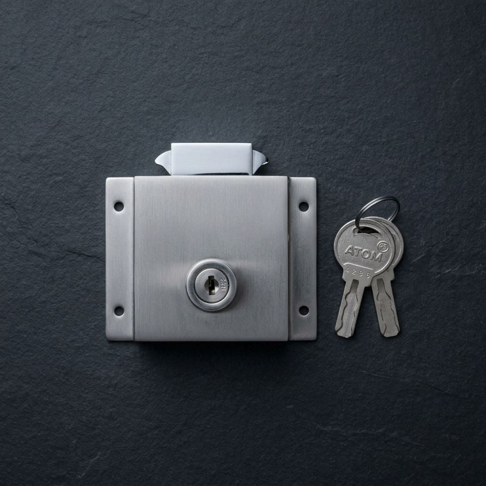 Sliding Cupboard Lock with Key 18mm 25mm 31mm | Barrel Lock for Wardrobe