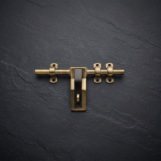WZA-006 Antique Tower Bolt | Premium Door Aldrop with Screw Included