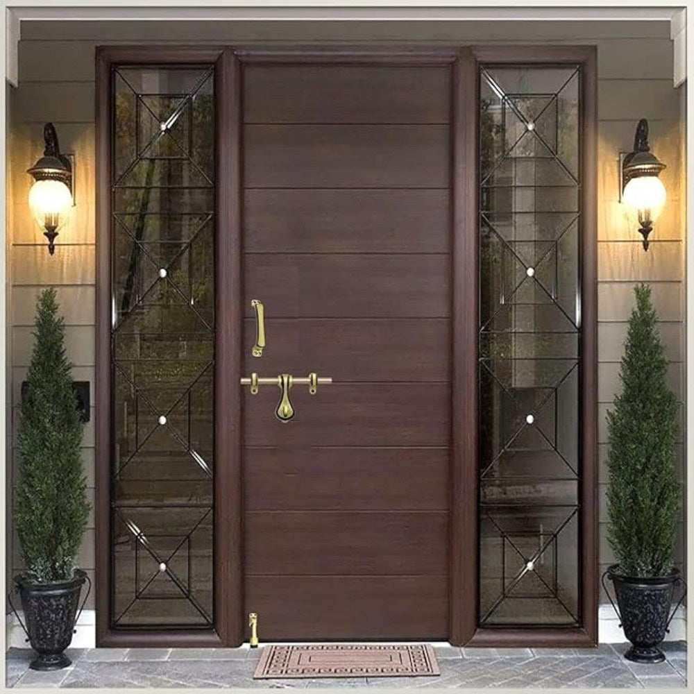 Aluminium Door Kit, Brass Antique Finish (DK-maharaja)