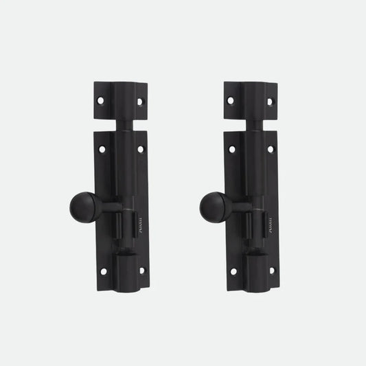 Aluminium Tower Bolt, Black Matt Finish (TB001)