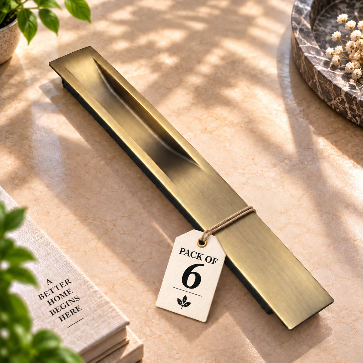Atom Sliding Council Wardrobe Door Handle | for Drawer Cupboard Almirah Kitchen Cabinet Slider Doors Handles | Brass Antique Finish CH-316