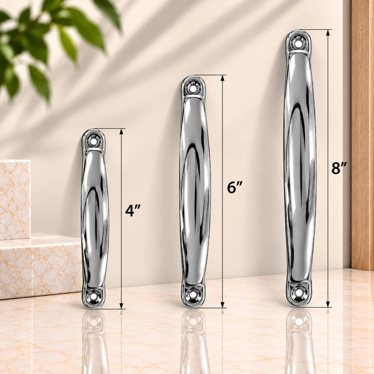 Cabinet Handle CH-Giant CP | PVD Rose Gold & PVD Black Furniture Handle