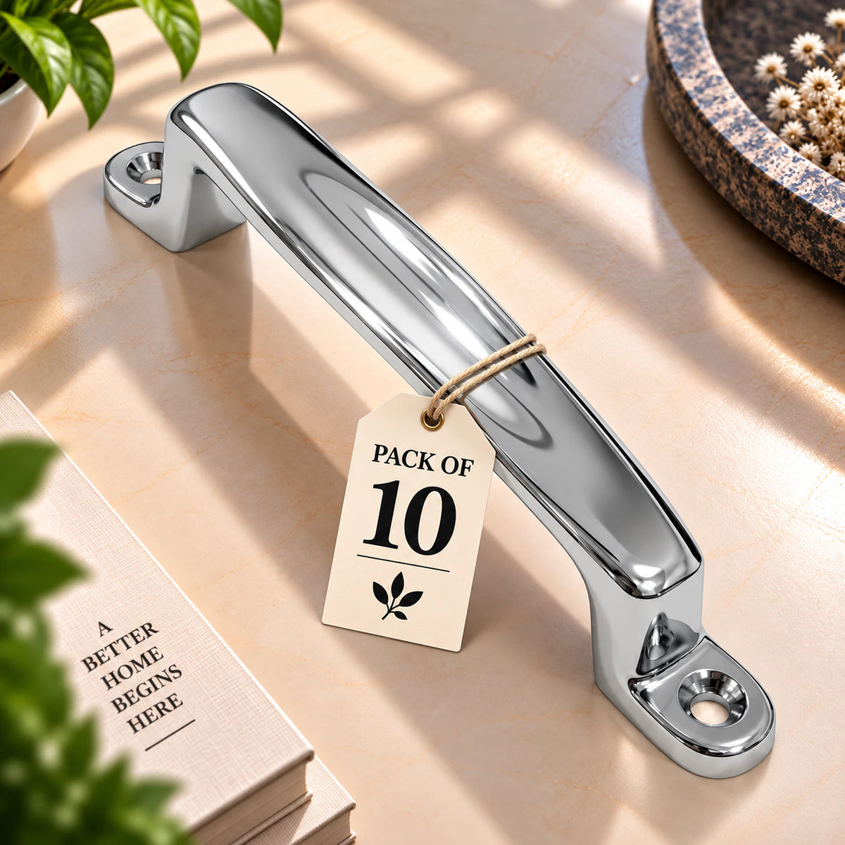 Cabinet Handle CH-Giant CP | PVD Rose Gold & PVD Black Furniture Handle