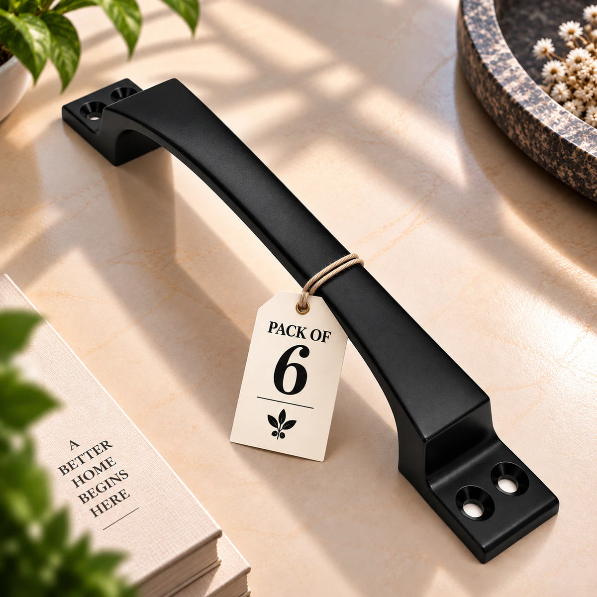 Cabinet Handle CH-OAK | CP, PVD Rose Gold & PVD Black Furniture Handle