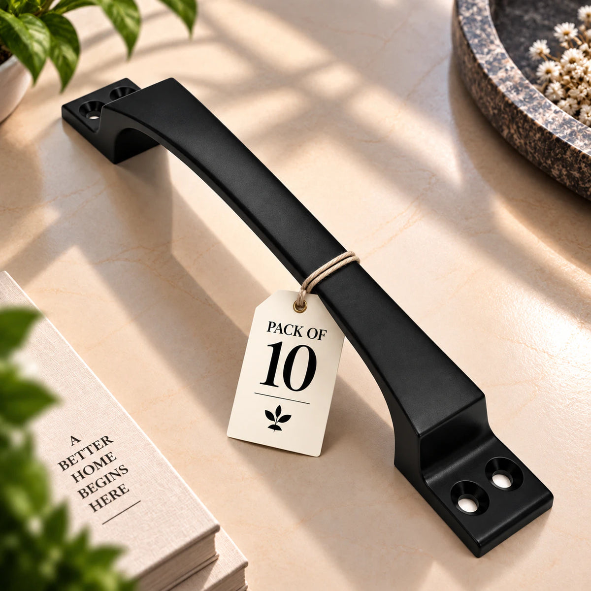 Cabinet Handle CH-OAK | CP, PVD Rose Gold & PVD Black Furniture Handle