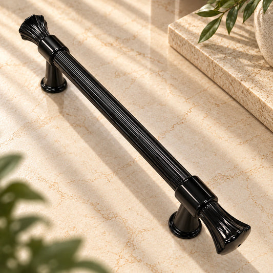 Cabinet Handle CH-Rajwadi | PVD Rose Gold, Gold & Black Designer Handle