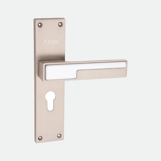 Heavy Duty Zinc Mortise Door Lock, Finish Silver Satin (8 inch) (Office O-47)