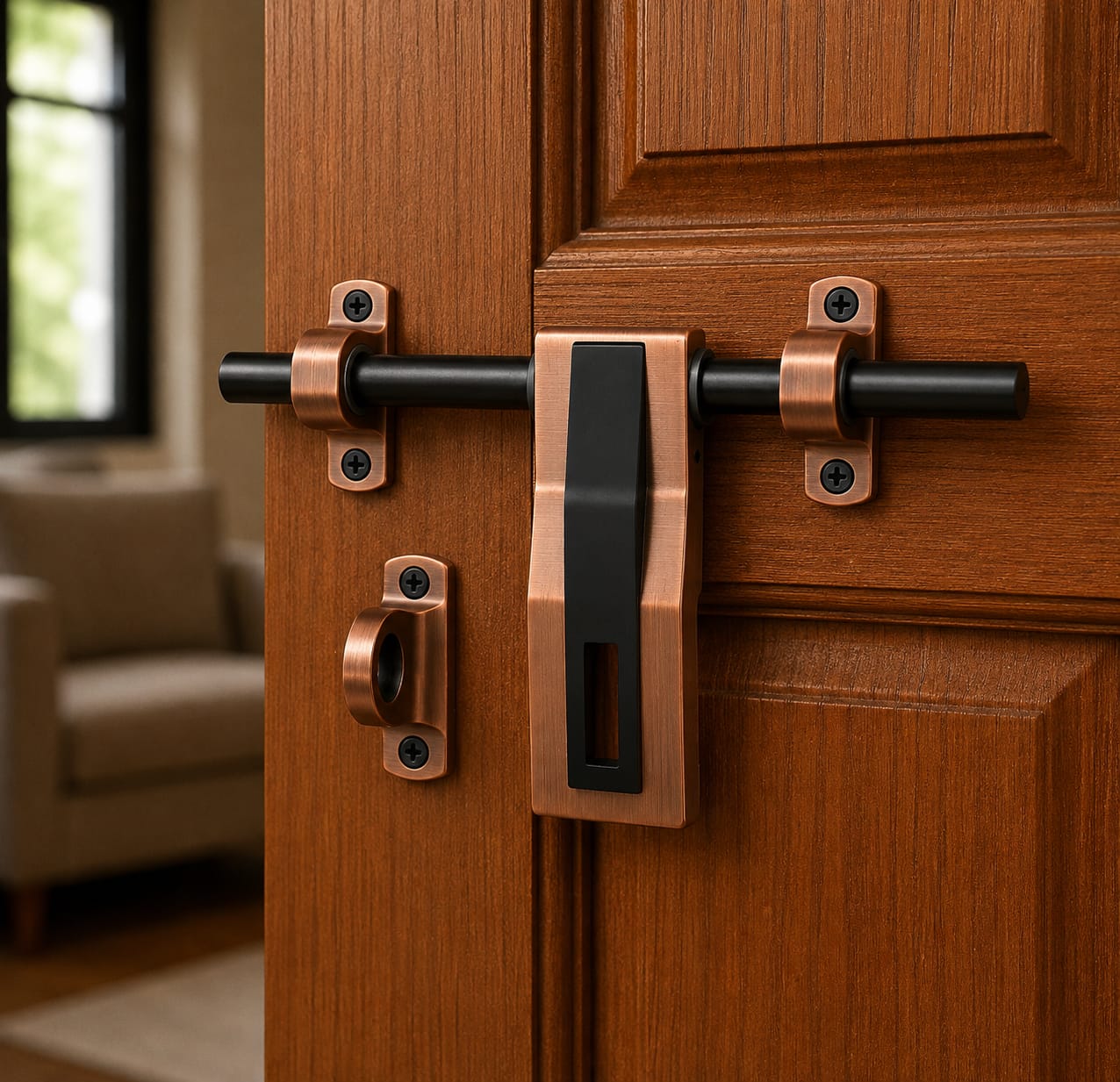 WZA-006 Antique Aldrop | Premium Door Aldrop with Screw Included |12 Inch