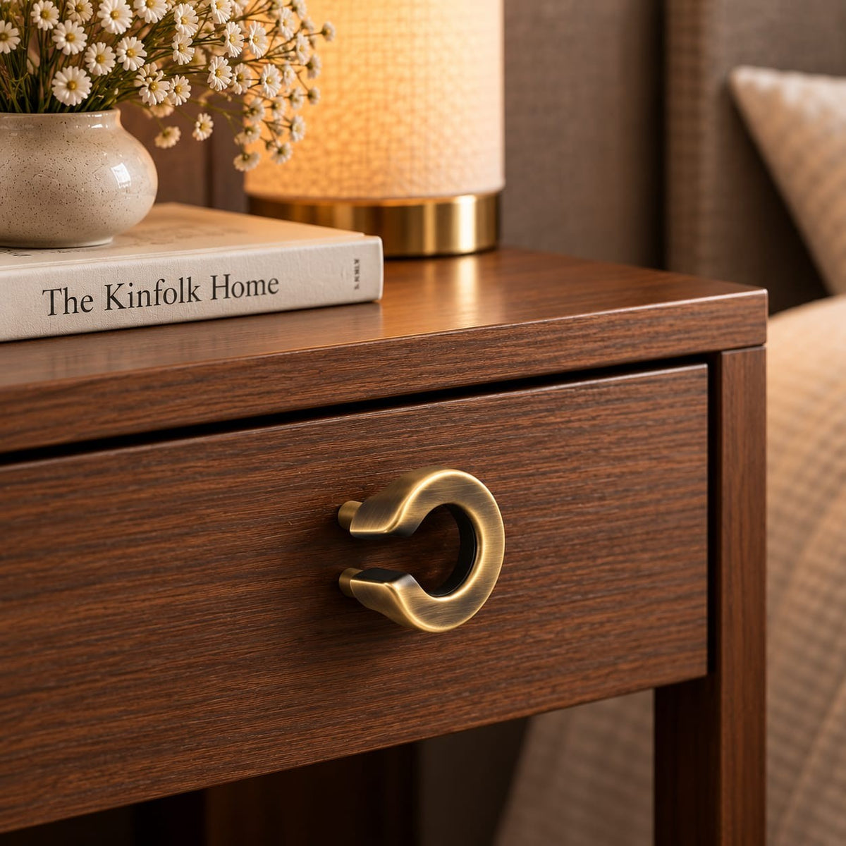 ZK-629 Designer Cabinet Knob | Brass Antique Modern Furniture Knob | Pack of 6
