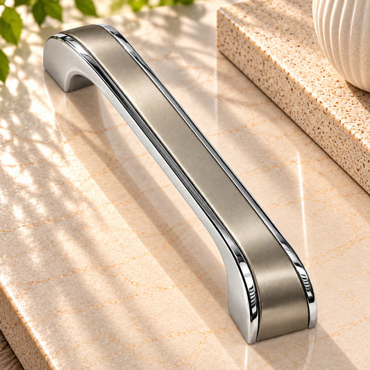 Zinc Cabinet Handle, CPSS & BLACK Finish (252)