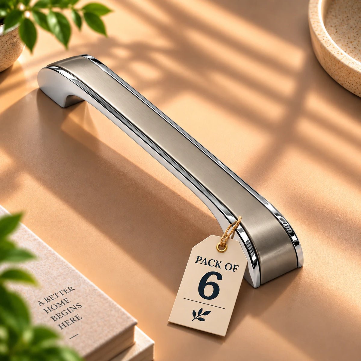 Zinc Cabinet Handle, CPSS & BLACK Finish (252)