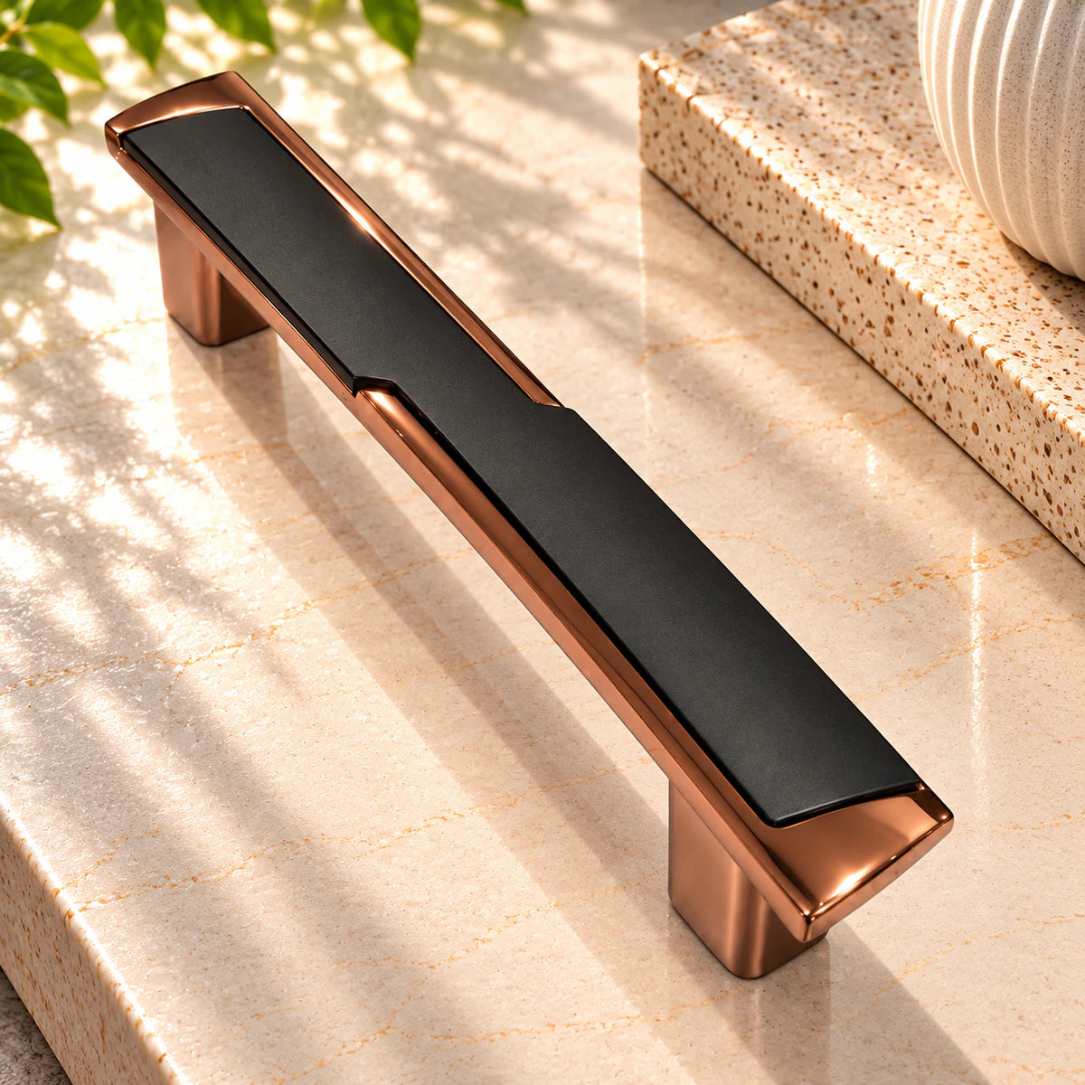 Zinc Cabinet Handle, Coca Black Finish  (6 Pack) (CH243)
