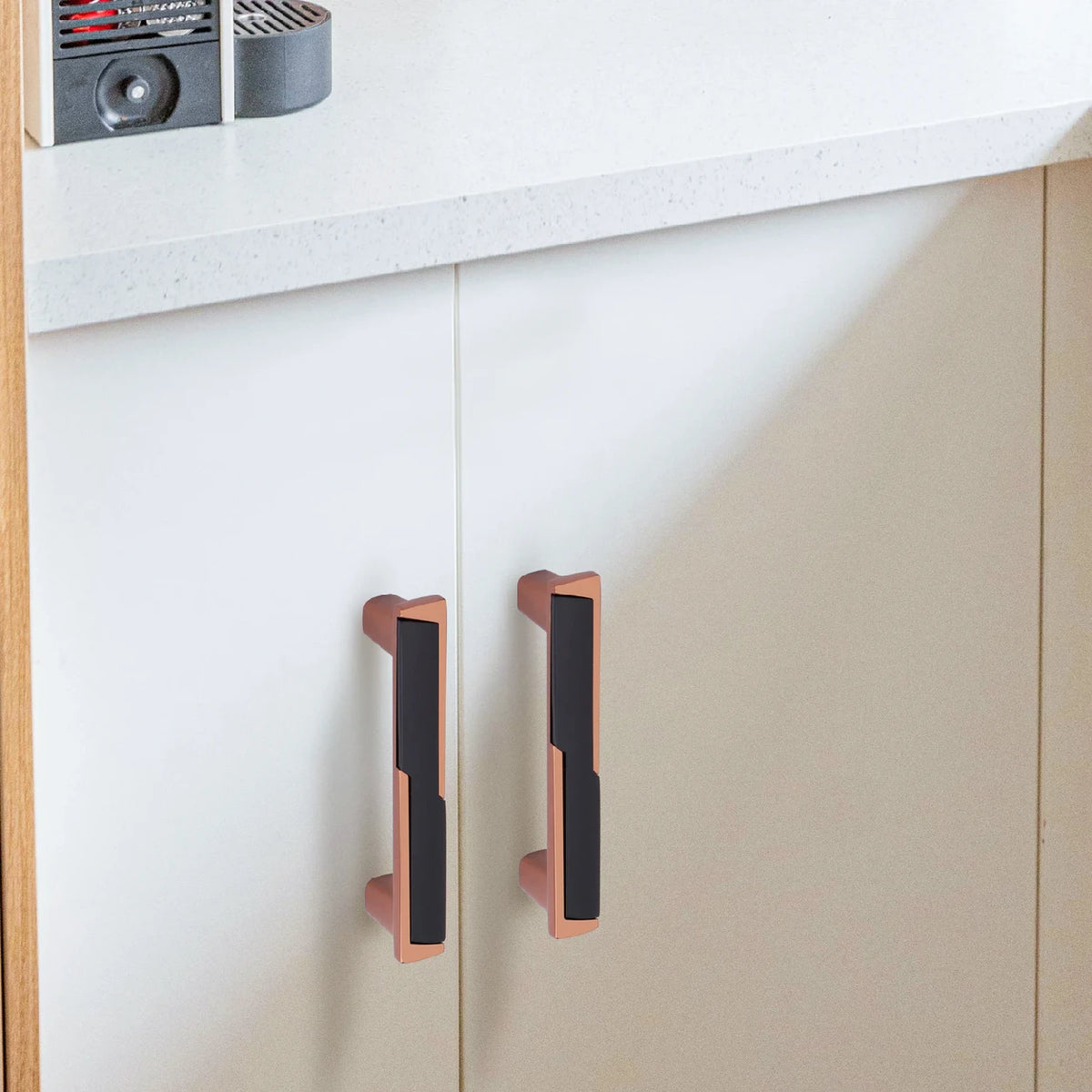 Zinc Cabinet Handle, Coca Black Finish  (6 Pack) (CH243)