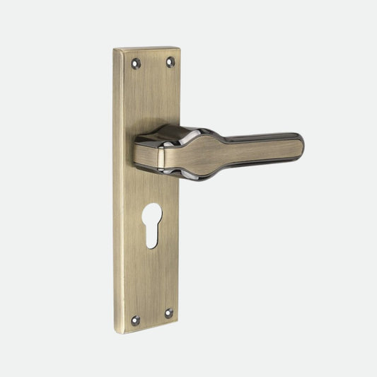 Heavy Duty Zinc Mortise Door Lock, Brass Antique Finish (8 inch) (O67)