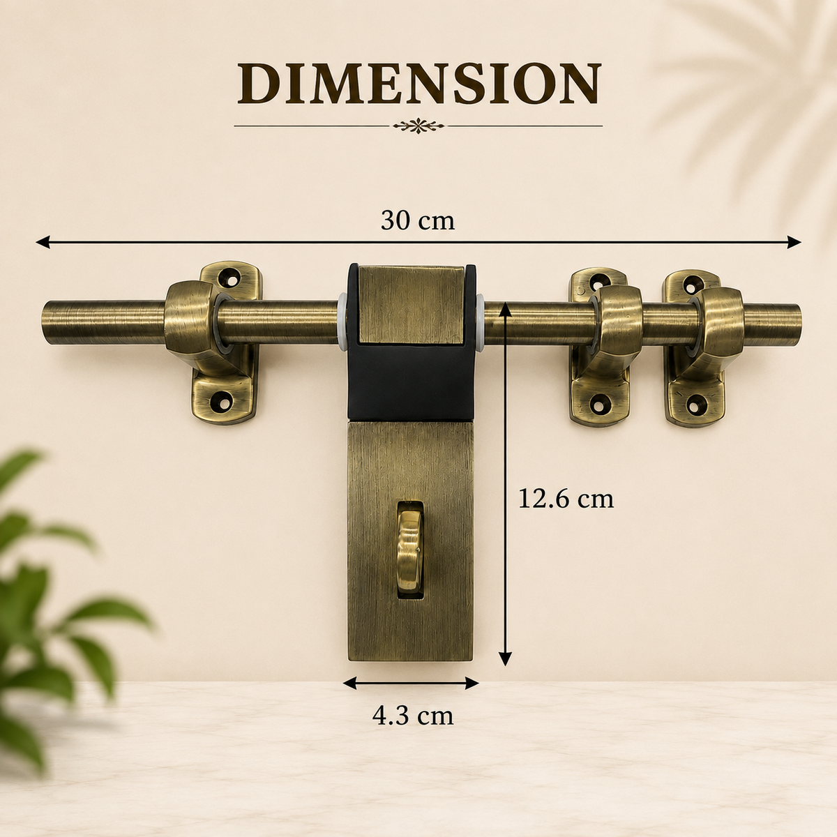Atom Zinc Aldrop | Brass Antique, Copper Antique & CPSS Finish | For Doors, Main Door, Home door, Bathroom door, kitchen Door, Living Room, bedroom, AD-WZA005