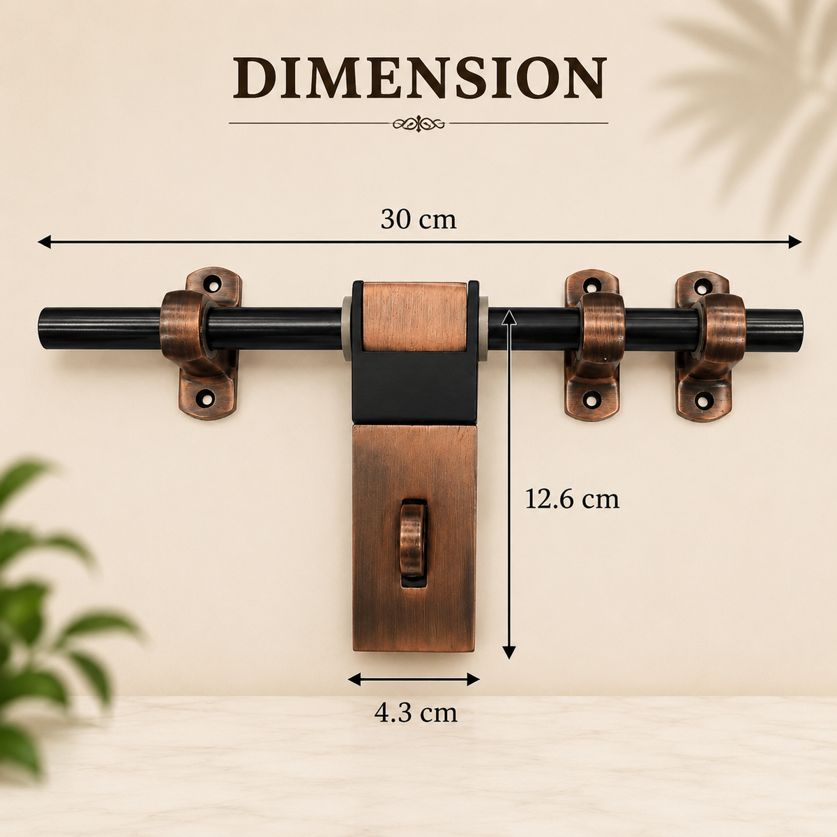 Atom Zinc Aldrop | Brass Antique, Copper Antique & CPSS Finish | For Doors, Main Door, Home door, Bathroom door, kitchen Door, Living Room, bedroom, AD-WZA005