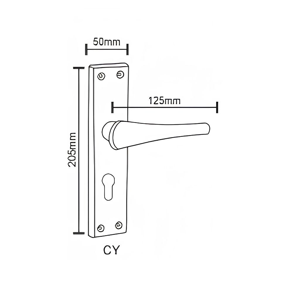 SS Mortice Handle G.O Series (ZSM-A3)