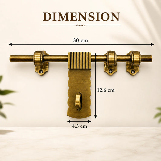 Aluminium Aldrop, Brass Antique Finish (AD-GINI)