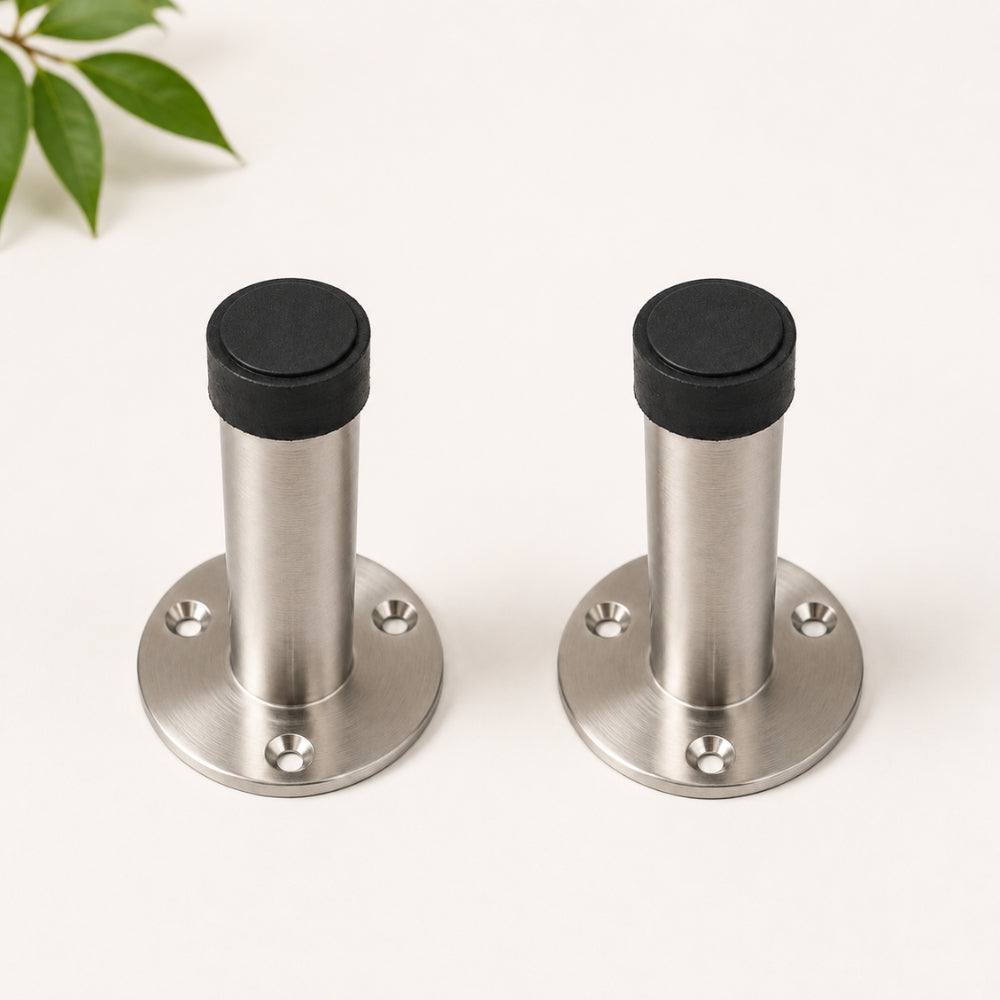 Door Silencer | Premium Door Stopper in SS, Antique, Black & Rose Gold (Pack of 4)