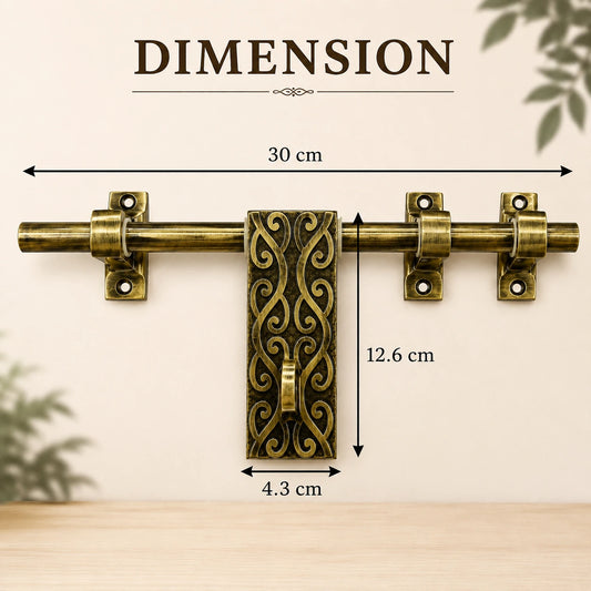 Vine 12 Inch Antique Aldrop | Designer Door Aldrop