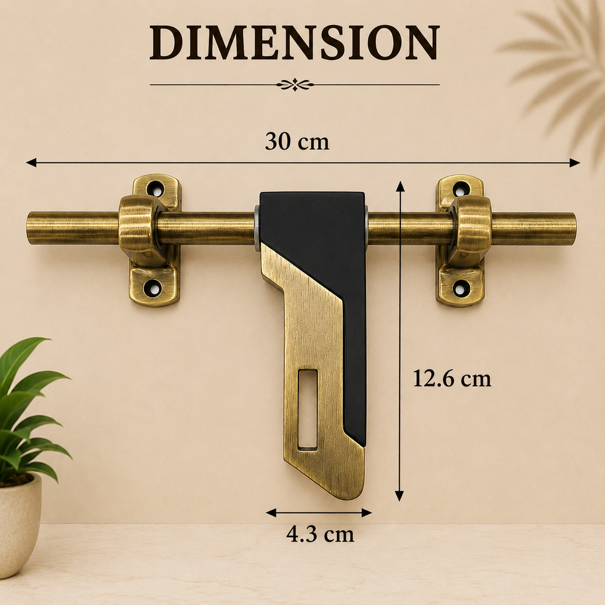 Zinc Aldrop, Brass Antique, Copper Antique & CPSS Finish (AAD-WZA008)