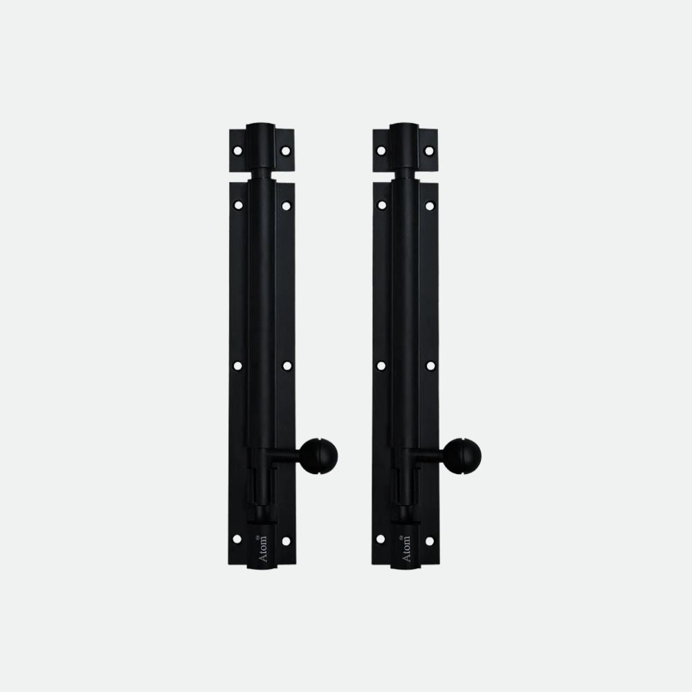 Aluminium Tower Bolt, Black Matt Finish (TB001)