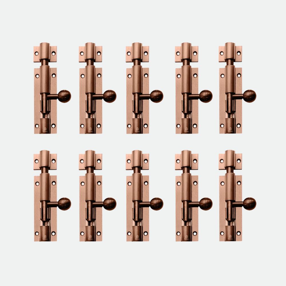 Aluminium Tower Bolt, Rose Gold Matt Finish (TB001)