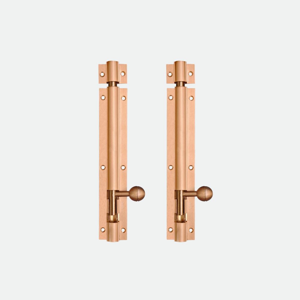 Aluminium Tower Bolt, Rose Gold Matt Finish (TB001)